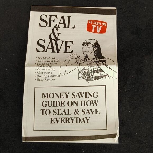 SEAL 'O MATIC PORTABLE BAG SEALER IN ORIGINAL BOX. - Picture 10 of 10